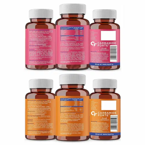 Carbamide Forte Japanese Reduced L Glutathione 500mg Tablets with Vitamin C from Amla Extract