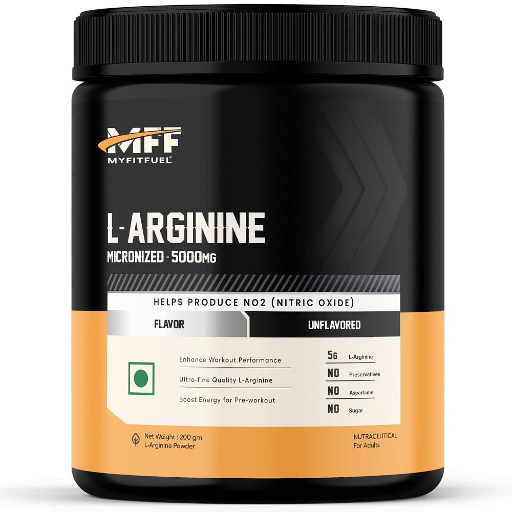 

MyFitFuel L-Arginine, 200 g (0.44 lbs) Unflavoured