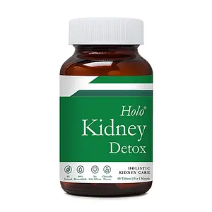ZEROHARM Holo Kidney Detox tablets | Plant-based kidney supplement | Natural kidney detox supplement for men and women |Prevents kidney stones | Dissolves early stage stones - 60 Veg
