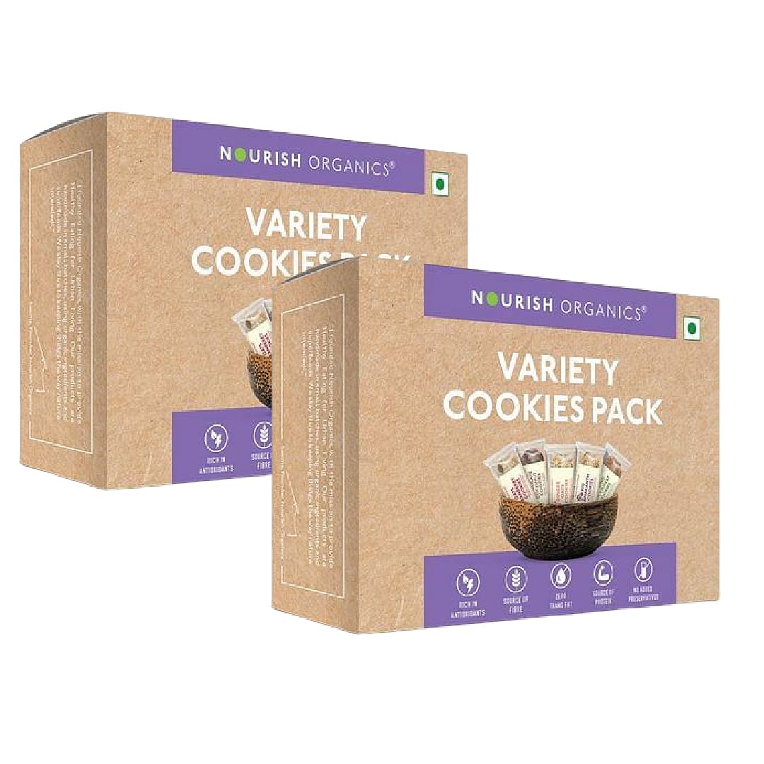 

Nourish Organics Variety Cookies Pack (Pack of 2)