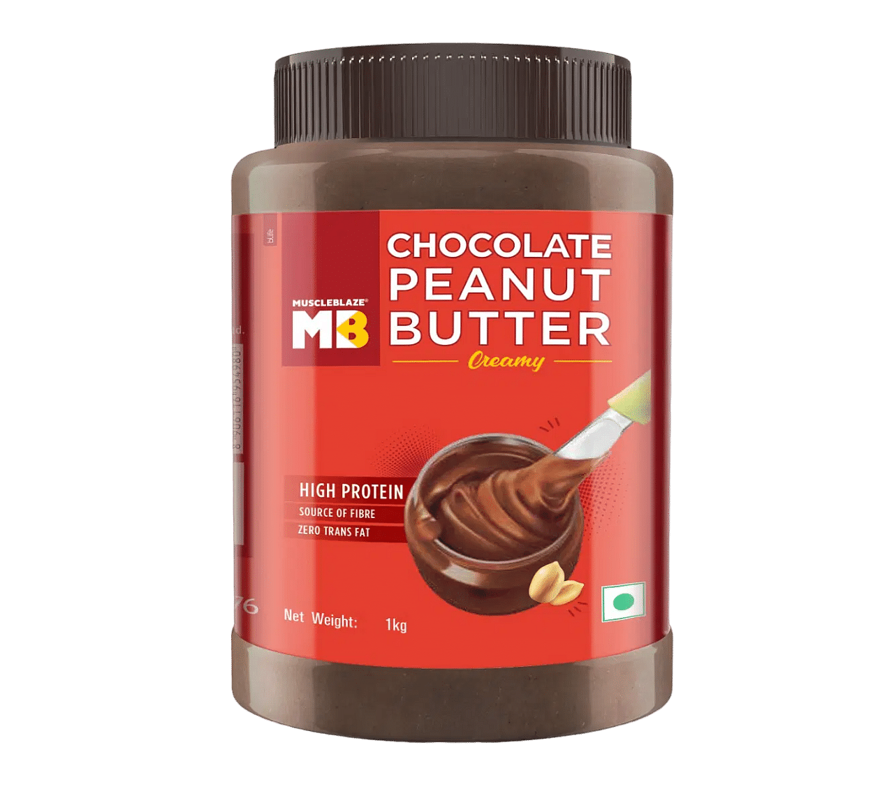 

MuscleBlaze MB Chocolate Peanut Butter (Choco Silk Pack), Creamy, High Protein, Energy Booster, 1 kg