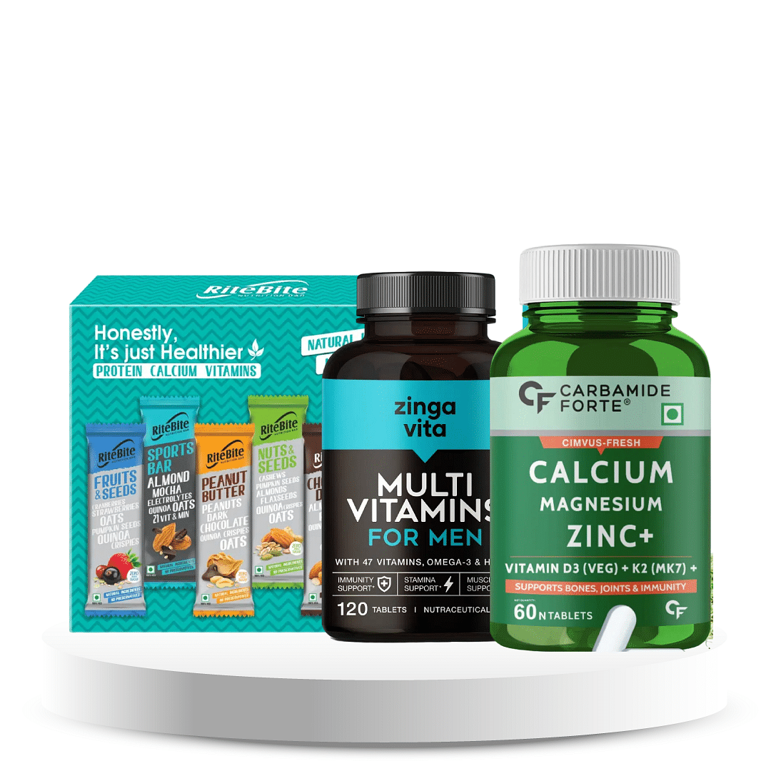 

Wellness Kick start Bundle (Protein + Multivitamin + Cal + Mg + Vit D)