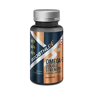 Proathlix Omega 3 Double Strength Fish Oil Softgels (60 Capsules)