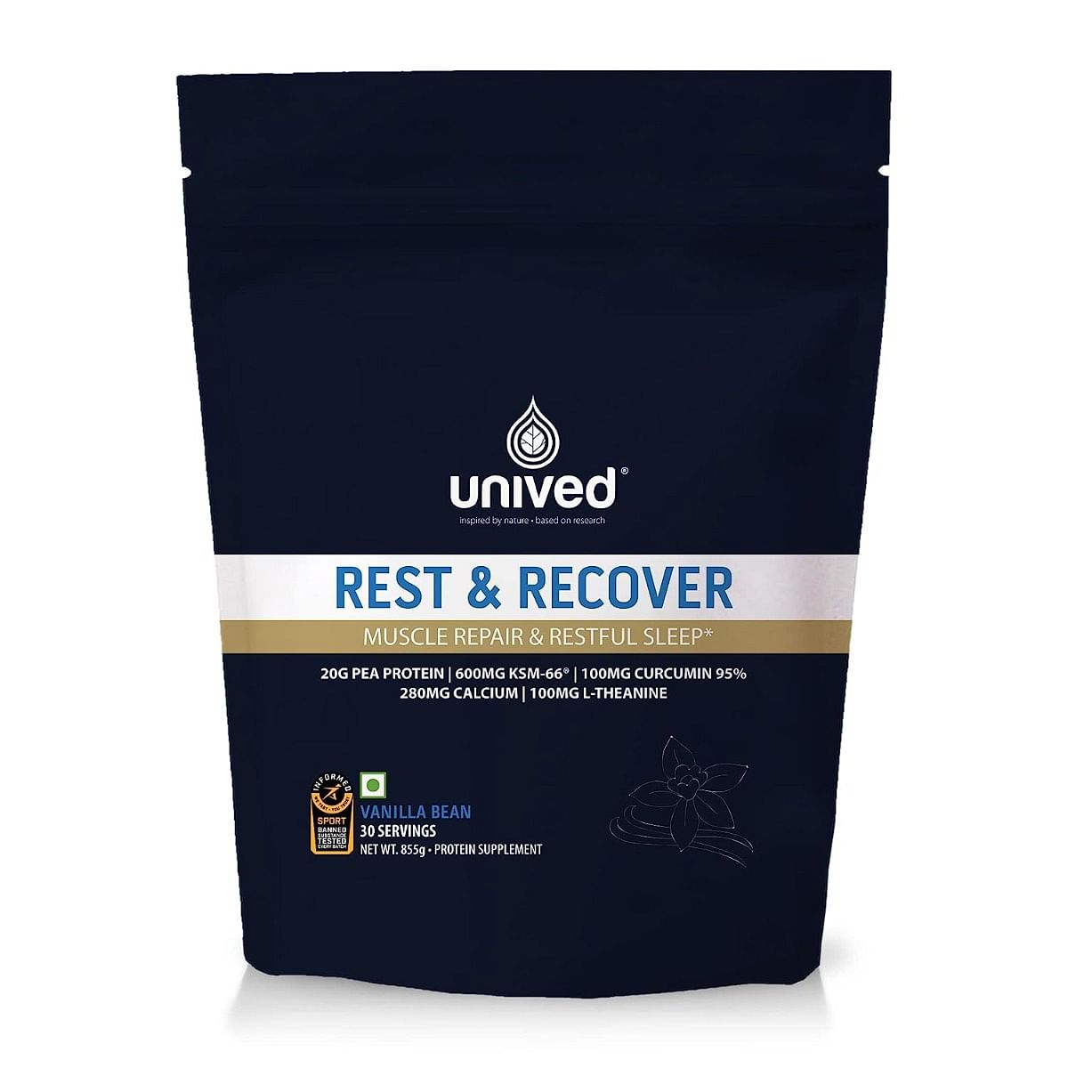 

Unived Rest and Recovery Protein (Vanilla Bean) - 30 Servings