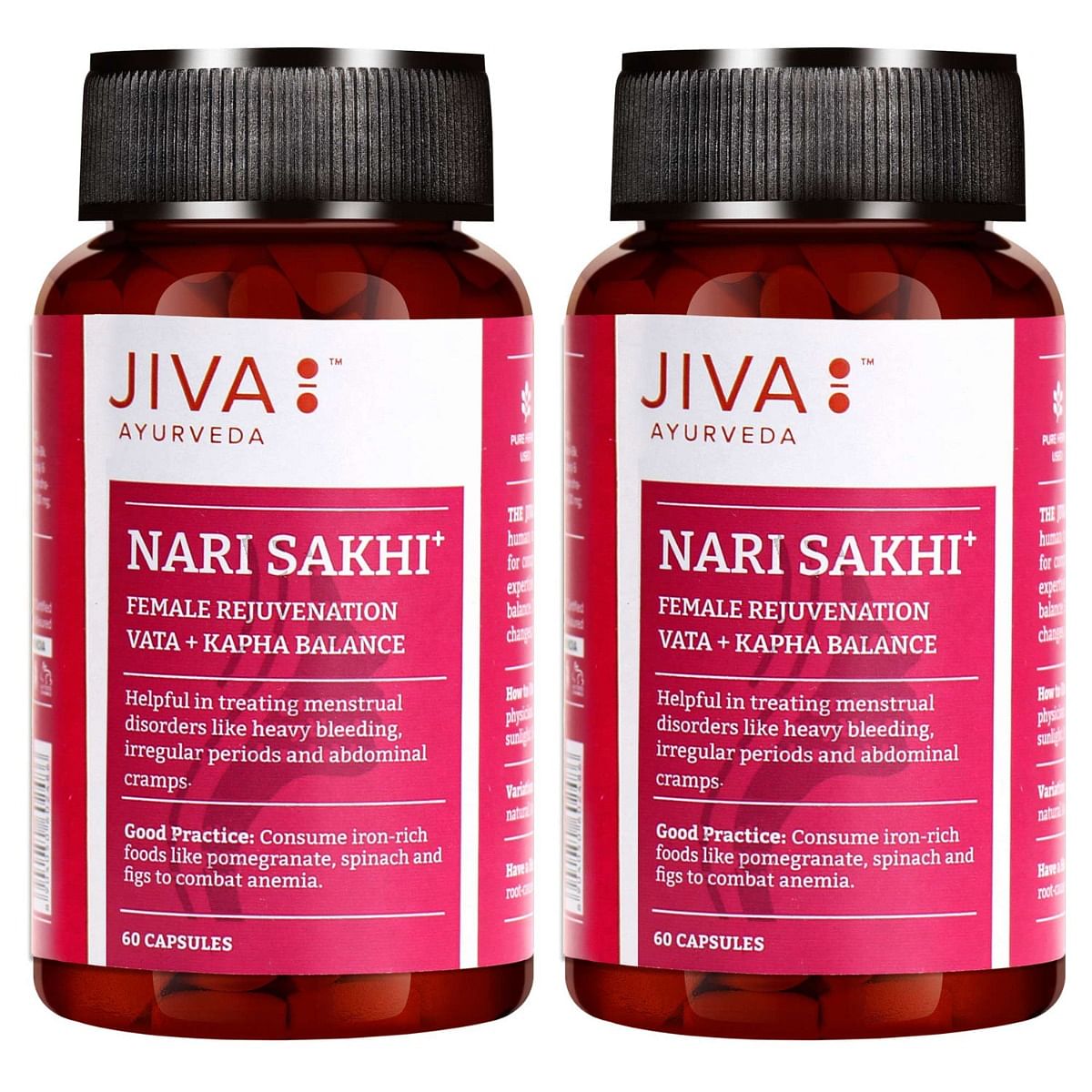 

Jiva Ayurveda Nari Sakhi Capsules, 60 Capsules - Pack of 2