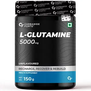 Carbamide Forte L Glutamine Powder | Glutamine Supplement for Men | Unflavoured - 150 Grams