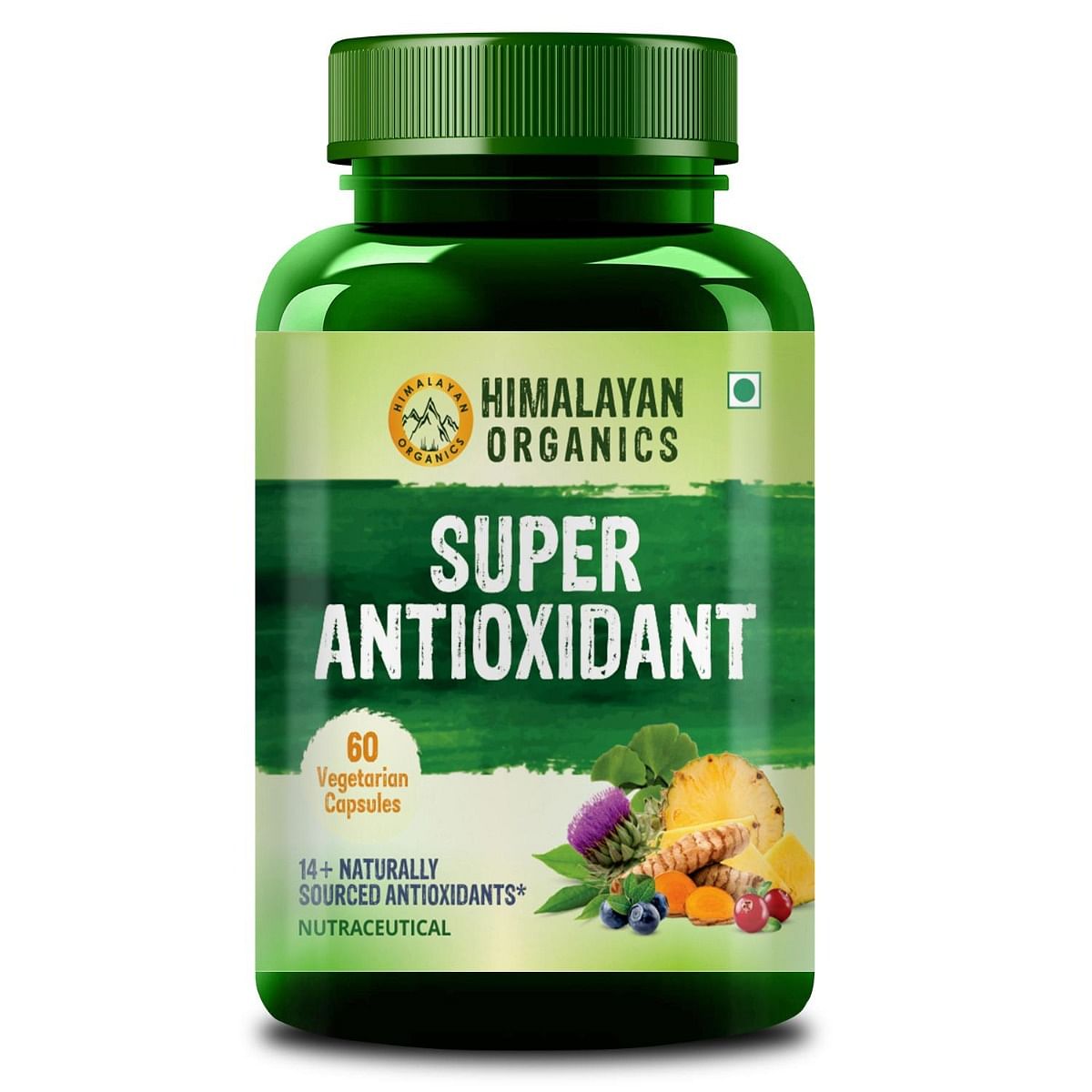 

Himalayan Organics Super Antioxidant Supplement | Powerhouse of Antioxidant for Overall Health (60 Capsules)