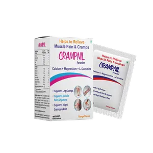 Westcoast Crampnil Powder Sachet | Orange Flavour | help to make bones strong and flexible and increases the bone strength | 10 Sachets