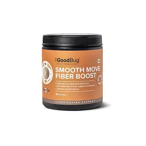 The Good Bug Smooth Move Fiber Boost | Relieves Constipation | Enhances Digestive Health | Plant-based Fiber Supplement | Non-GMO | Gluten Free | 30 Servings