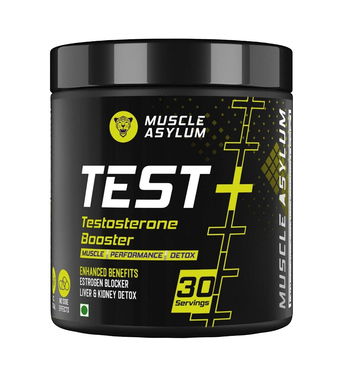 

Muscle Asylum TEST Plus Powder - MUSCLE | PERFORMANCE | DETOX- 30 Servings, 90gm