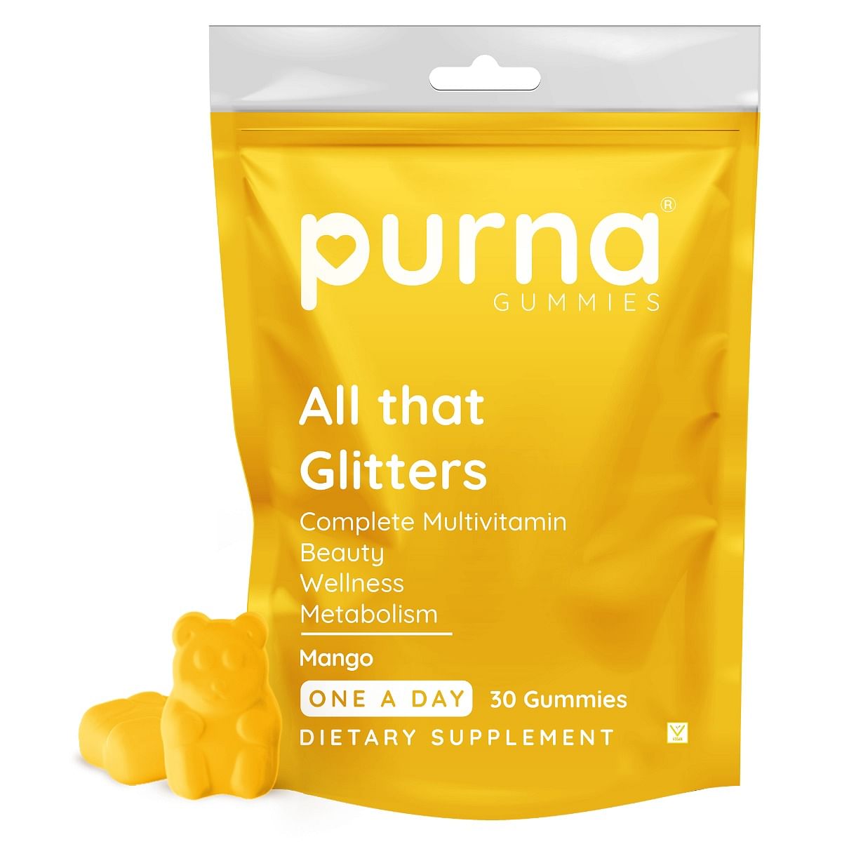 

Purna Gummies Multivitamin Gummy for Men and Women, with Zinc, Vitamins A, C, D3, E, B12, and Multimineral, for Clear Skin and Immunity, 30 Day Pac...