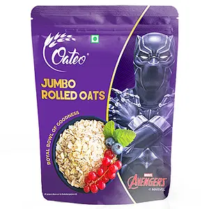 Oateo Jumbo Rolled Oats, 1 kg Unflavoured
