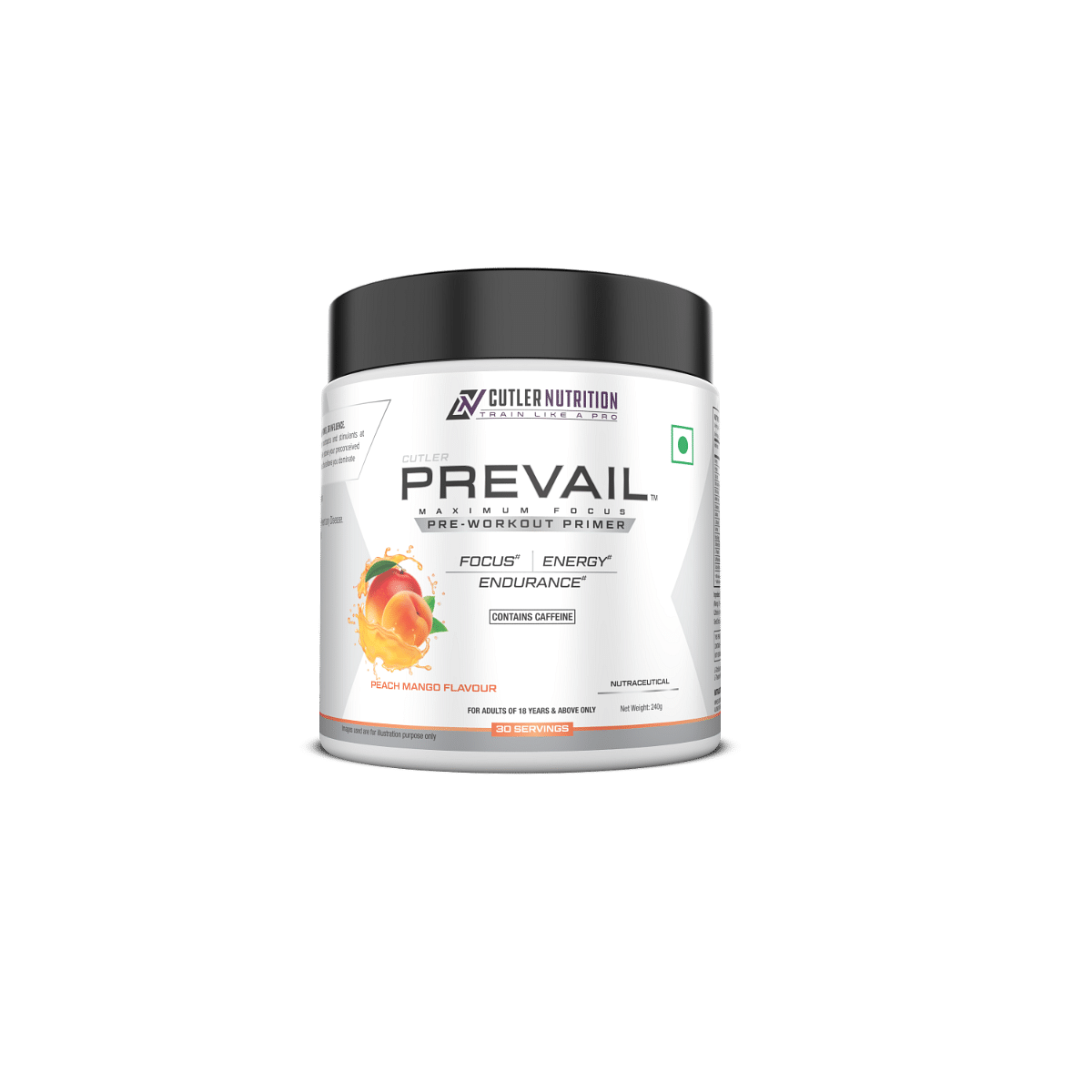 

Cutler Nutrition Prevail Pre Workout Powder: Pre-Workout Drink for Men and Women, Cutting Edge Energy and Focus Supplement with L Citrulline, Tauri...
