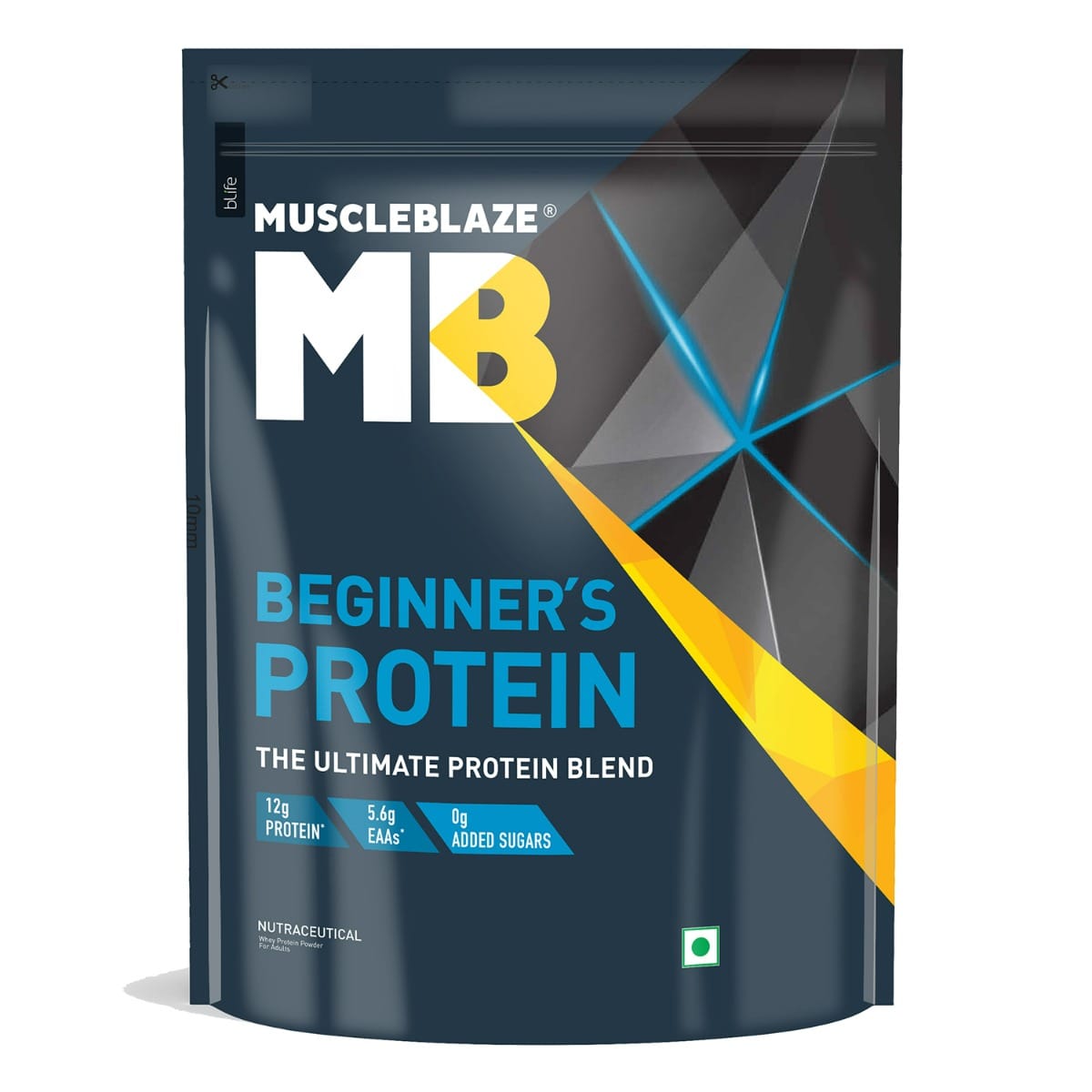 

MuscleBlaze Beginner's Whey Protein, No Added Sugar, Faster Muscle Recovery & Improved Strength (Chocolate, 2 kg / 4.4 lb, 66 Servings)