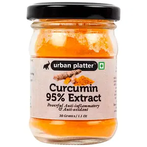 Urban Platter Curcumin 95% Extract Powder, 30g / 1.1oz [Powerful Anti-inflammatory & Antioxidants, Detox]