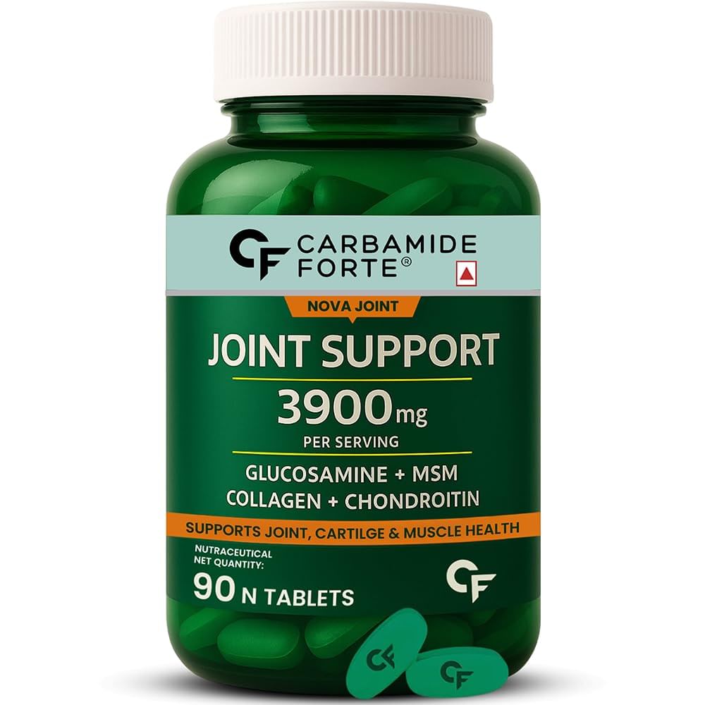 

Carbamide Forte Glucosamine + MSM + Chondroitin | 90 Tablets | Joint | Cartilage | Muscle Health