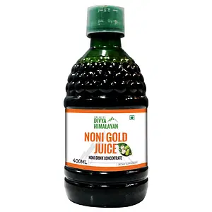 Divya Himalayan Sugar Free Noni Gold Juice 400 ML- Anti-Ageing, Immune Support, With Ashwagandha, Goji Berry, Grapes and Goodness of Garcinia Energy Drink Pack of (1)