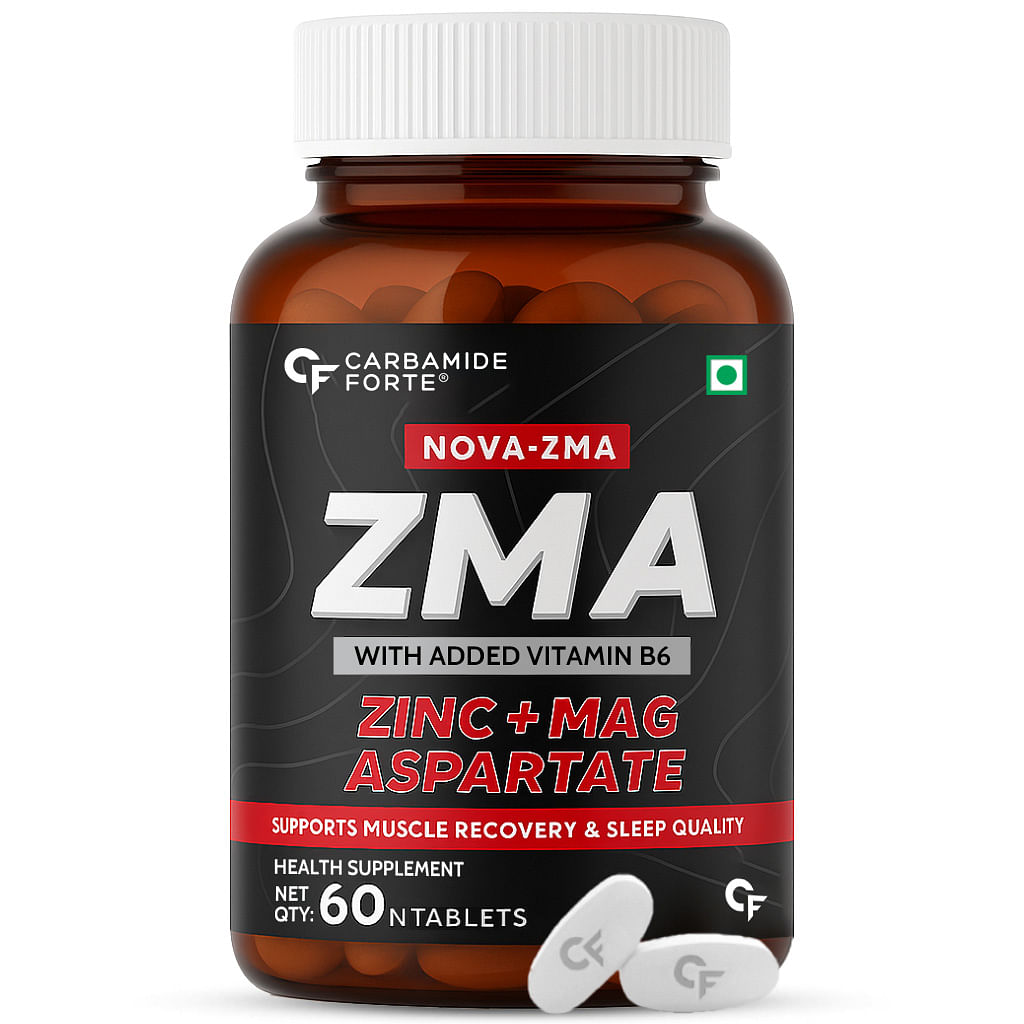 

Carbamide Forte ZMA Supplements for Men & Women - Zinc, Magnesium Aspartate & Vitamin B6 - Nighttime Muscle Recovery Supplements for Muscle Strengt...