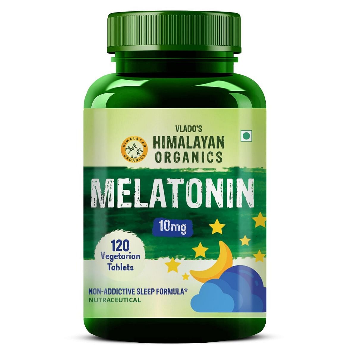 

Vlado's Himalayan Organics Melatonin 10Mg (Healthy Sleep Cycle) - 120 Tablets