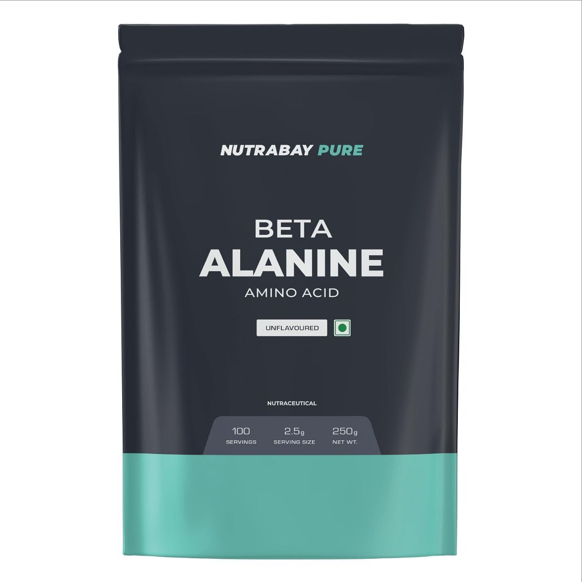 

Nutrabay Pure 100% Beta Alanine Powder - 250G Unflavoured, 100 Servings | Pre Workout Supplement For Men & Women | Endurance For Workout, Train Har...