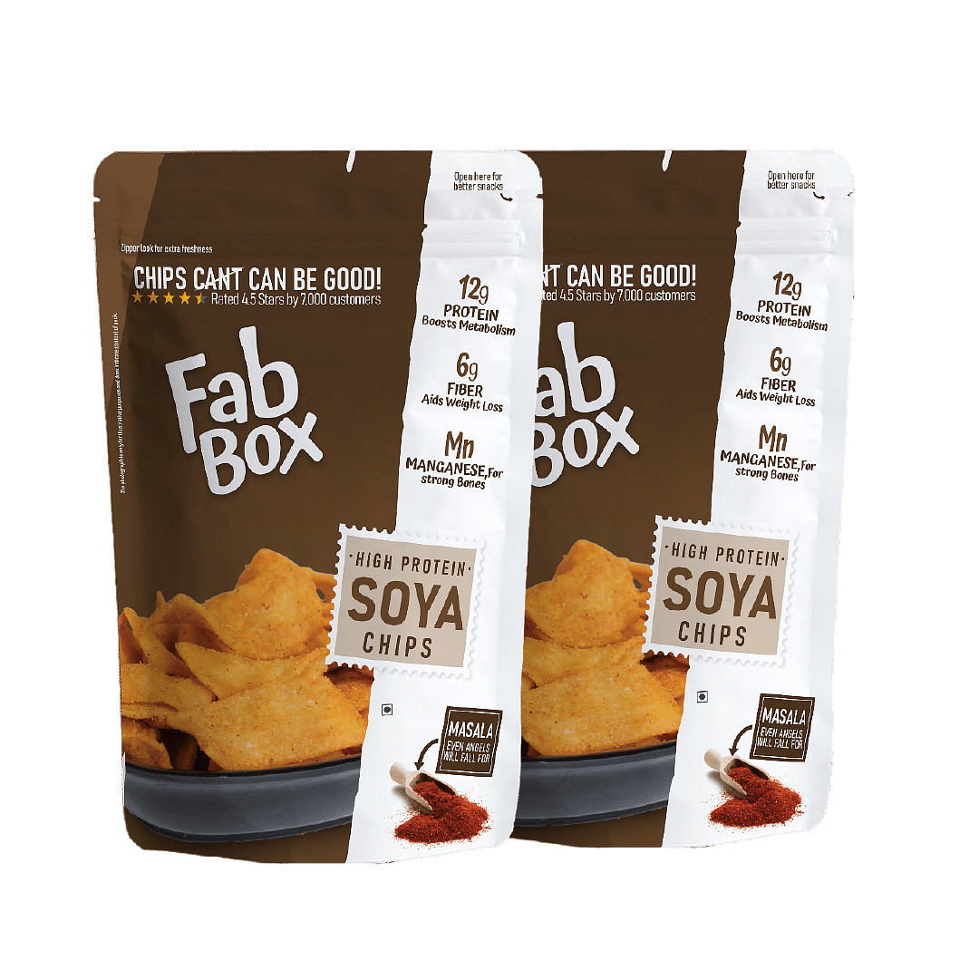 

Fabbox High Protein Soya Chips 210g | Pack of 2