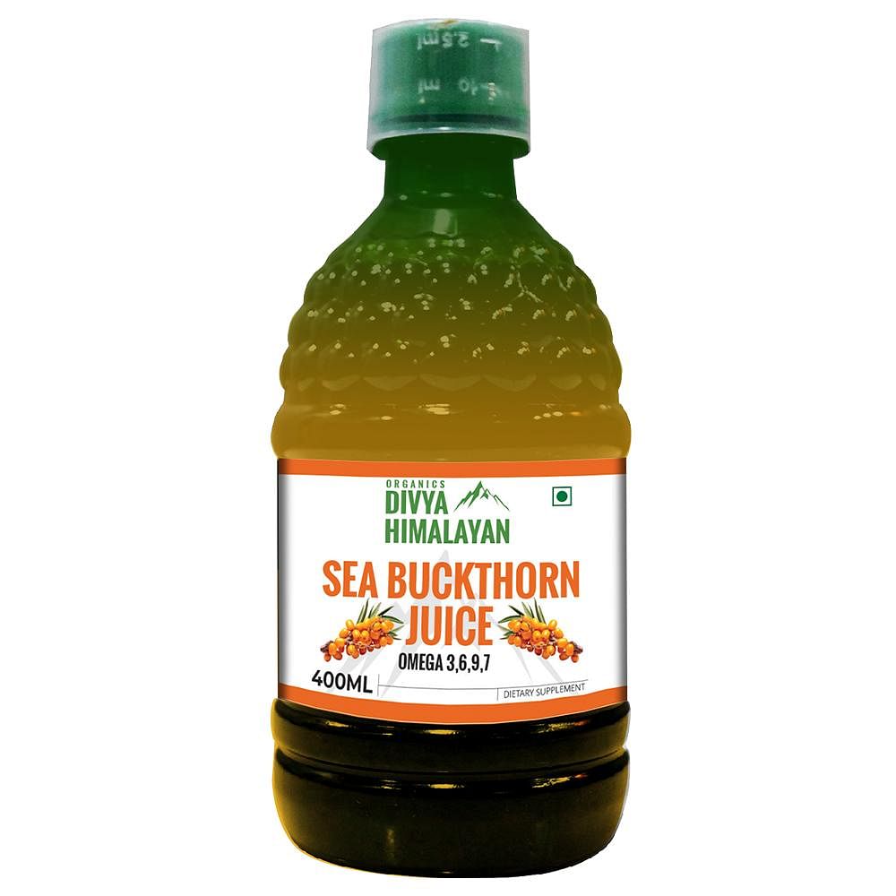 

Divya Himalayan Sea Buckthorn Juice 400ml Enriched with Rich Omega 3,6,9,7 for Liver Detoxification & Immunity Booster | Daily Performance Drink, V...