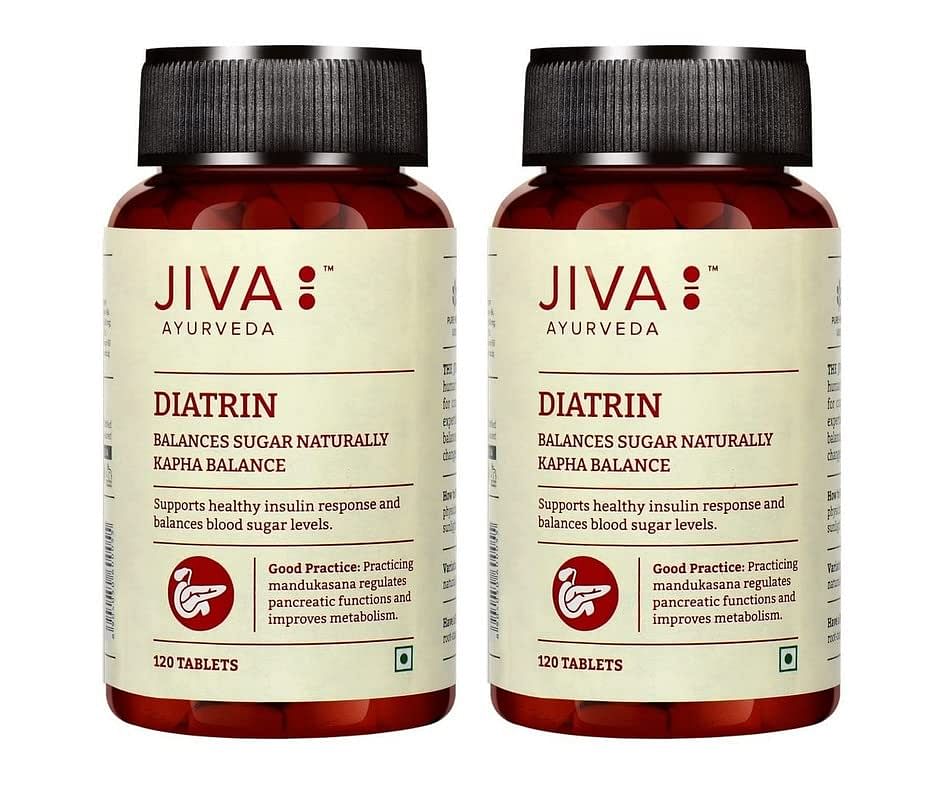 

Jiva Ayurveda Diatrin Tablet - 120 Tablets | Pack of 2