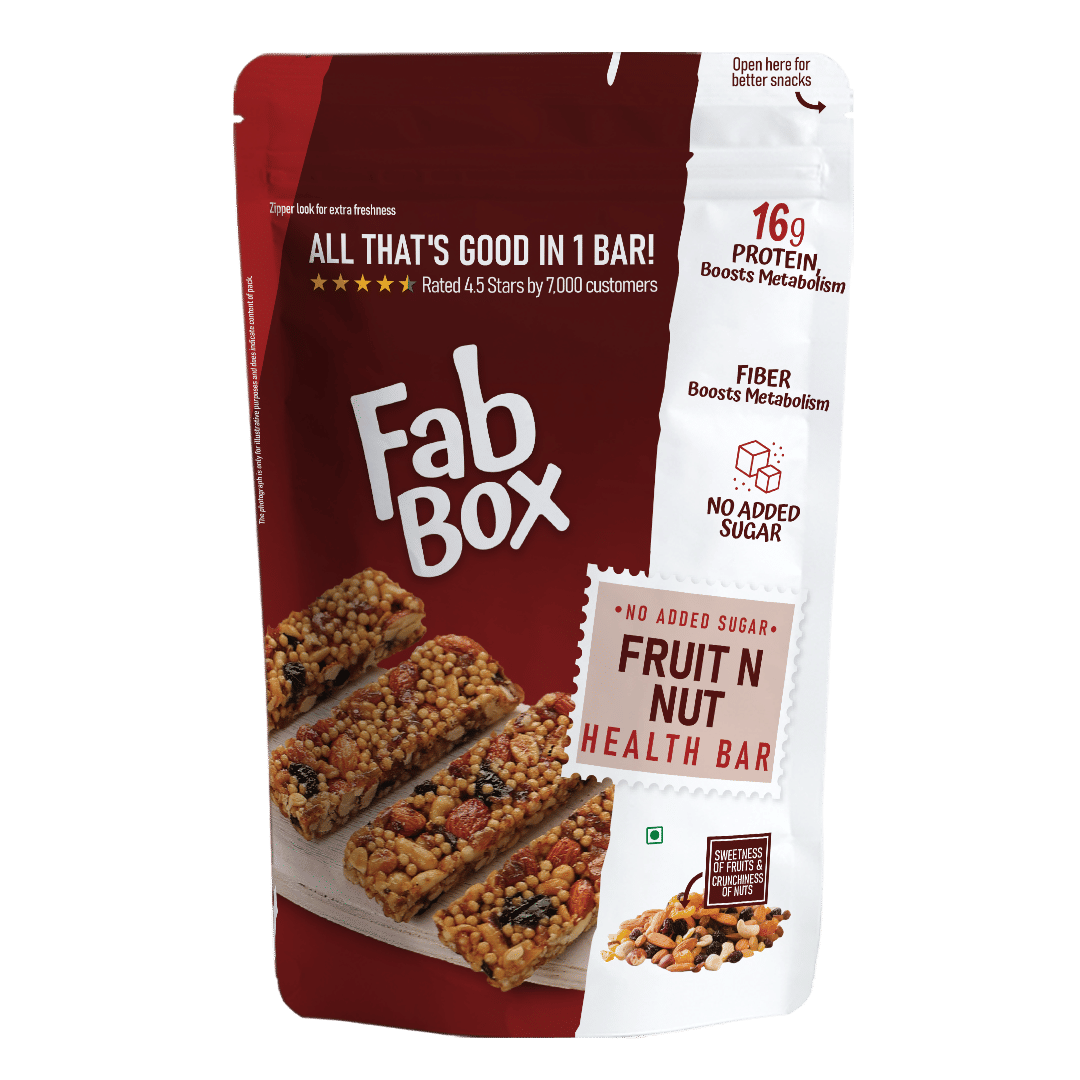 Fabbox Fruit N Nut Health Bar 120g