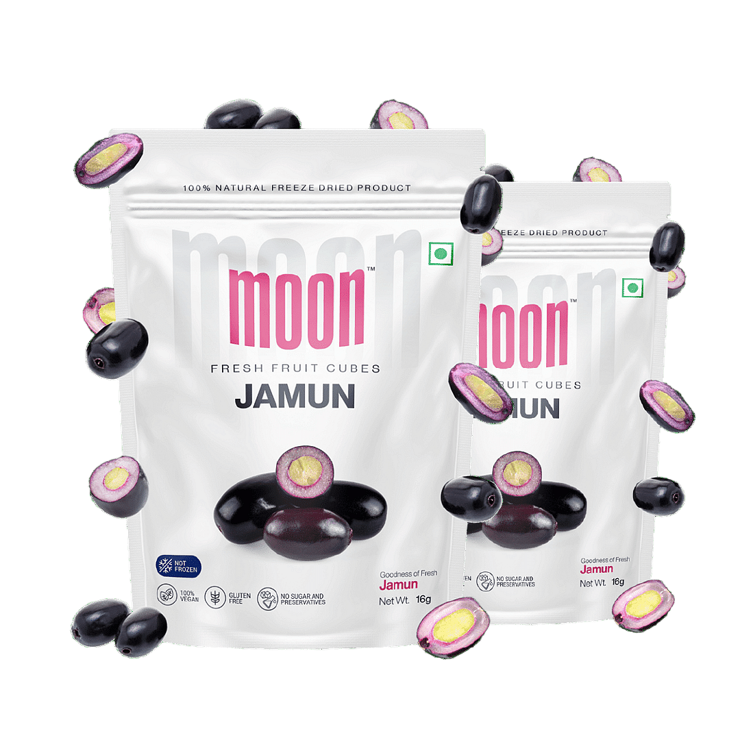 

Moon Freeze Dried Jamun Cubes | Healthy Jamun Snack | 100% Natural, Vegan, No Preservatives, No Added Sugar Gluten Free Snack for Kids and Adults |...