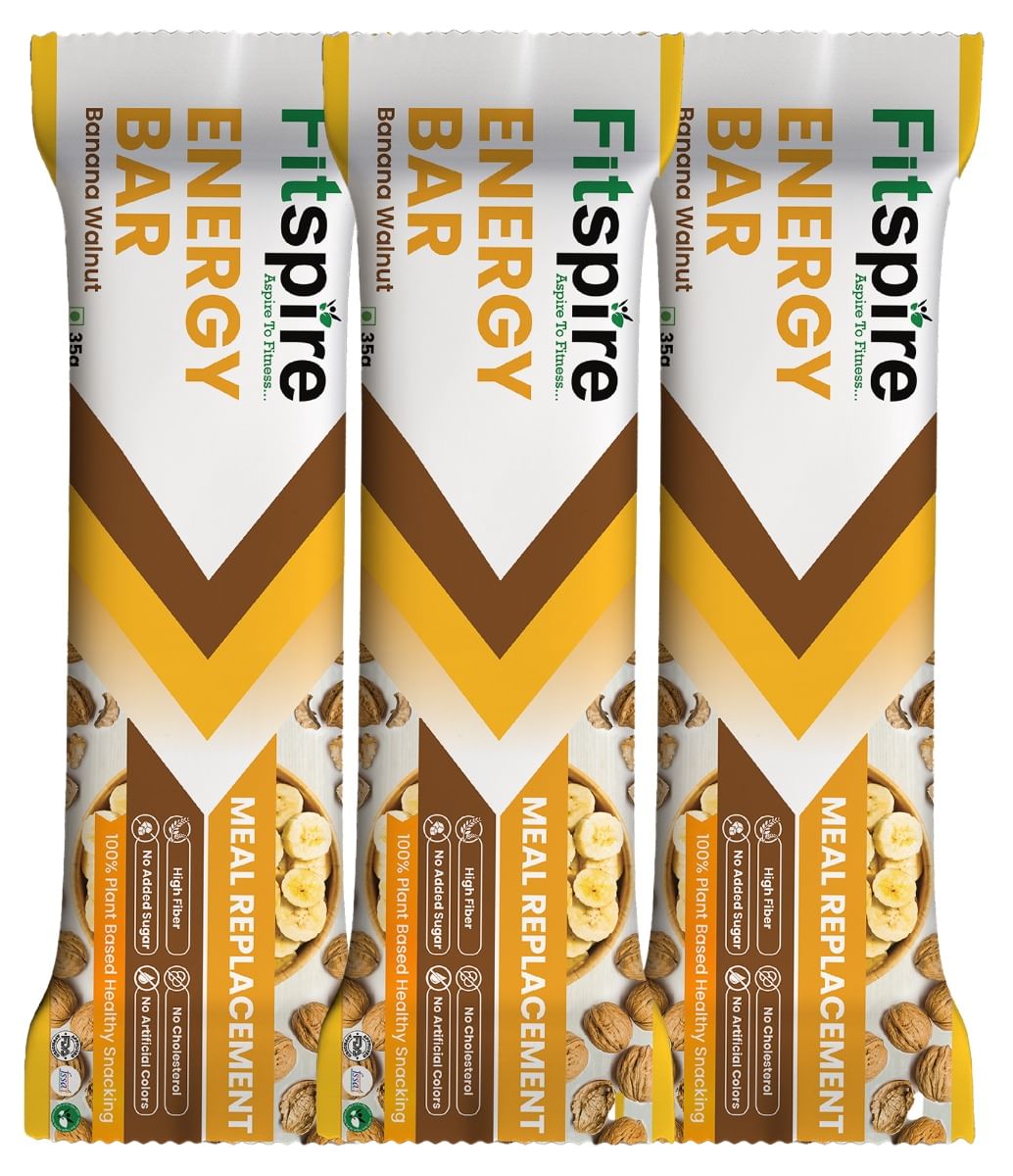 Fitspire Fit Nutrition Energy Bar Healthy Sugar Free Protein Bar with