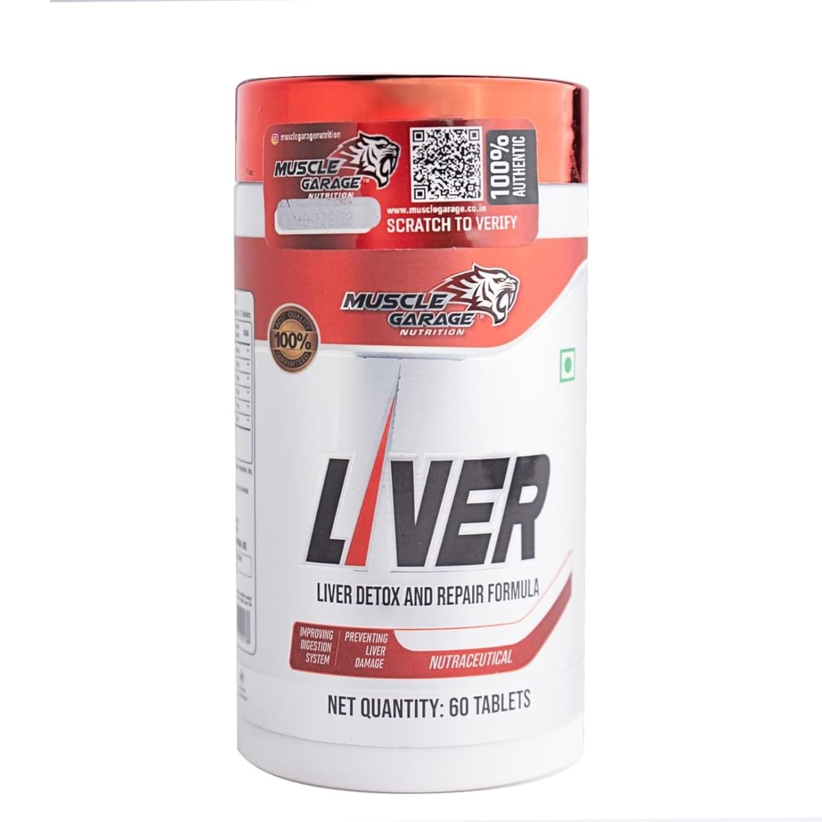 

Muscle Garage Liver Detox Supplement | Liver Cleanse & Repair Formula for Detoxification & Improved Digestion | 60 Tablets | Daily Liver Support fo...