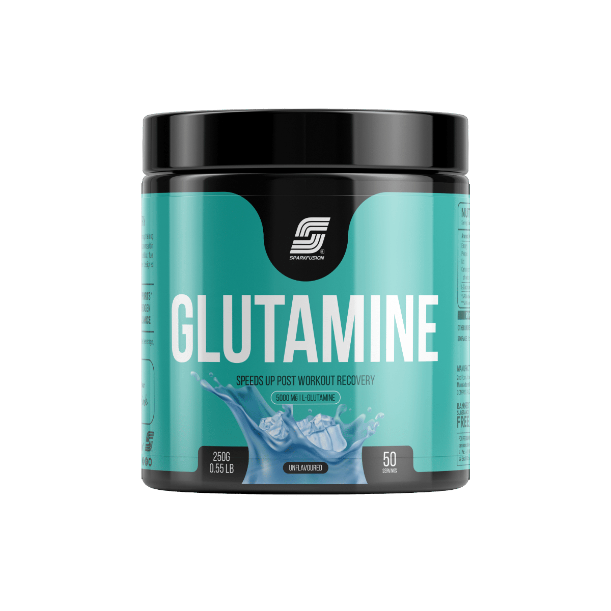 

Sparkfusion L-Glutamine Powder 5000 mg (250 GM,50 Servings) For Speeds Up Post Workout Recovery Supplement | Enhanced Pumps,Digestive Health - Test...