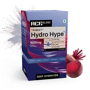 Ace Blend Hydro Hype™ 15 sachets| Proven To Increase Energy & Blood Flow | Instant Hydration | Full-Spectrum Electrolytes | Beetroot Extract | Multi Vitamins & Minerals | Blue Spirulina |100% Natural