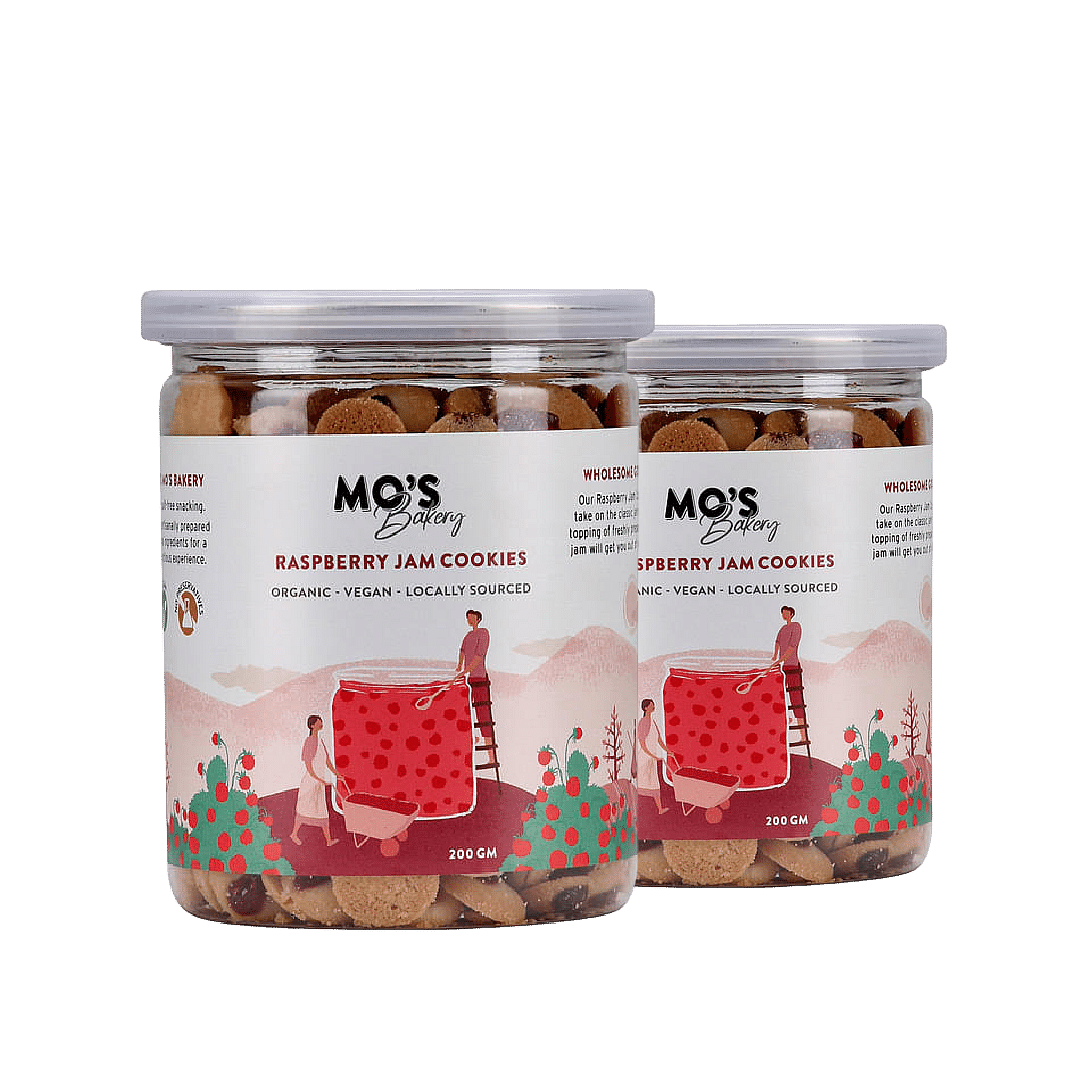 

Mo's Bakery Raspberry Jam Cookies - 200g | Pack of 2