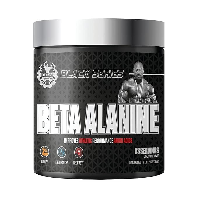 

Dexter Jackson Signature Series Black Series Beta Alanine|Enhance Endurance And Performance|63 Servings, 250G - Premium Amino Acid Supplement For A...