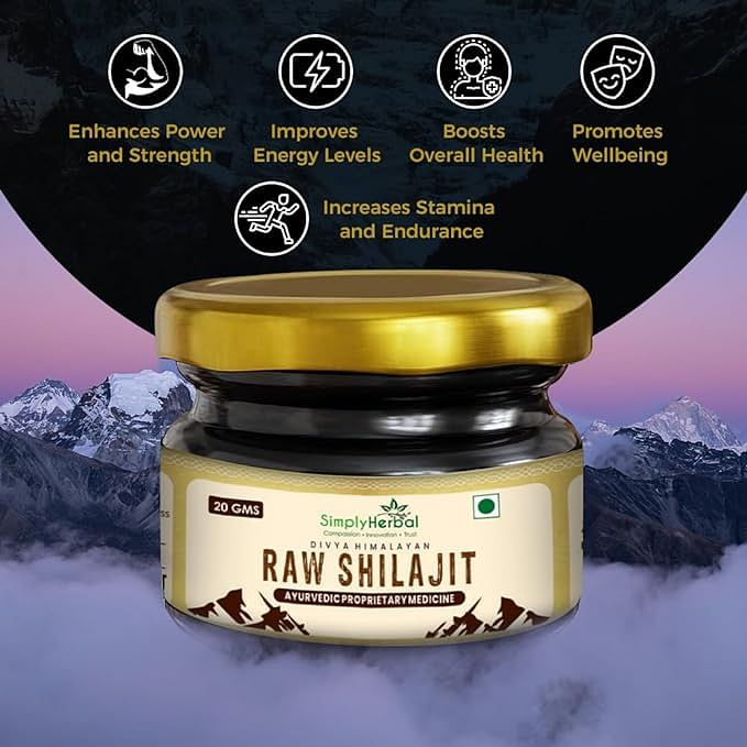 

Simply Herbal Natural Raw Shilajit Asphaltum Resin - 20 g