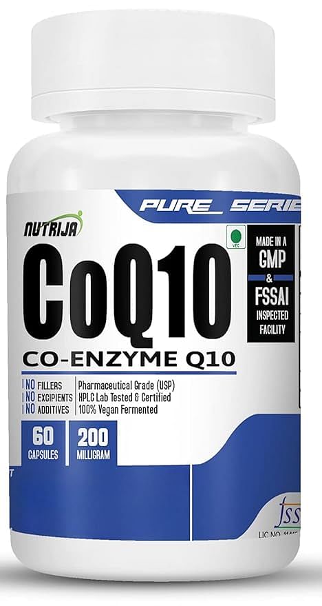 

NutriJa CoEnzyme Q10 (CoQ10) (50 Mg)