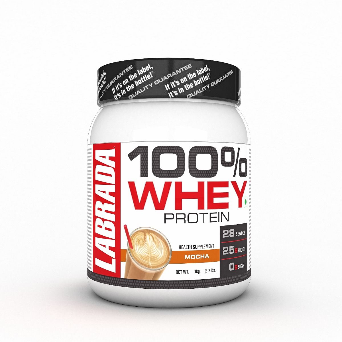 

Labrada 100% Whey Protein Concentrate, Post Workout, 26g Protein, 0g Sugar, Mocha2.2 lbs -(1kg)