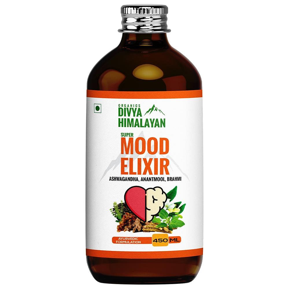 

Divya Himalayan Super Mood Elixir With Ashwagandha, Anantmool & Brahmi Promotes Positive Attitude (450 ml)