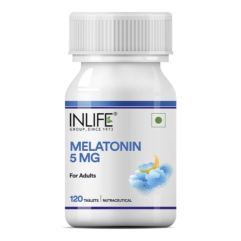 

INLIFE Melatonin 5mg Tablets | Promotes Sleep and Relaxation | Vegetarian Friendly & Easy to Swallow Supplement for Men and Women - 120 Tablets