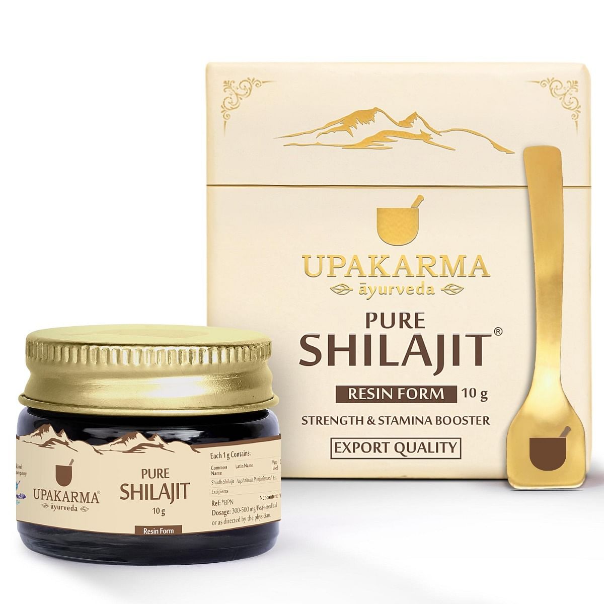 

UPAKARMA Ayurveda Pure Shilajit Resin Form 10g Pack of 1