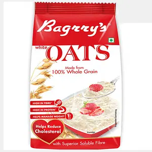 Bagrry's White Oats with 100% whole Grain 1 KG