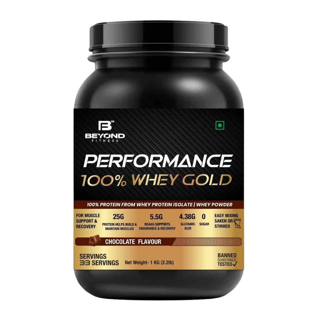 

Beyond Fitness Performance 100% Whey Gold- Post Workout Protein Concentrate, Zero Artificial Flavors & Sweeteners, Gluten Free, 25g Protein, 5.5g B...
