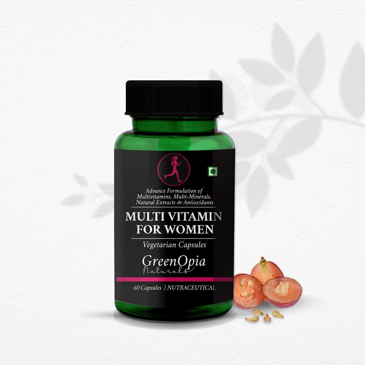 

GreenOpia Multivitamins for Women 60 Vegetarian Capsules