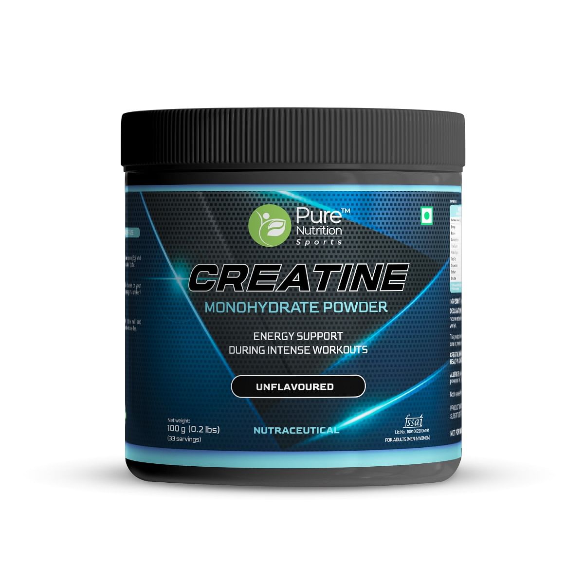 

Pure Nutrition Sports Creatine Monohydrate| Instant Energy To Supports Athletic Performance 100G