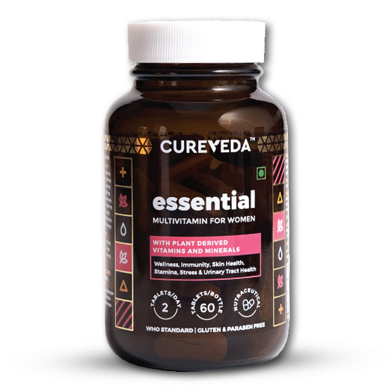 

Cureveda Essential Multivitamin for women | 60 Capsules
