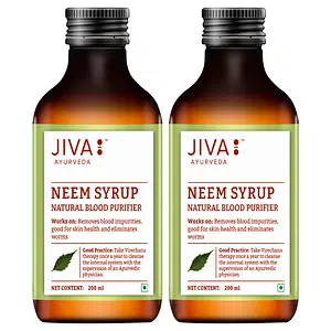 Jiva Ayurveda Neem Syrup - 200 ml (Pack of 2)