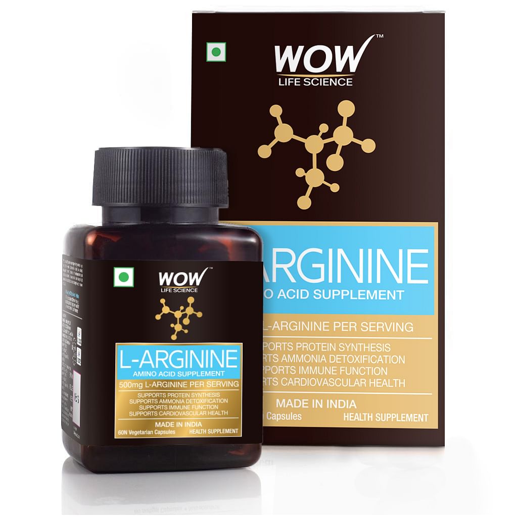 

WOW Life Science L-Arginine Amino Acid Supplement - 60 Tablets