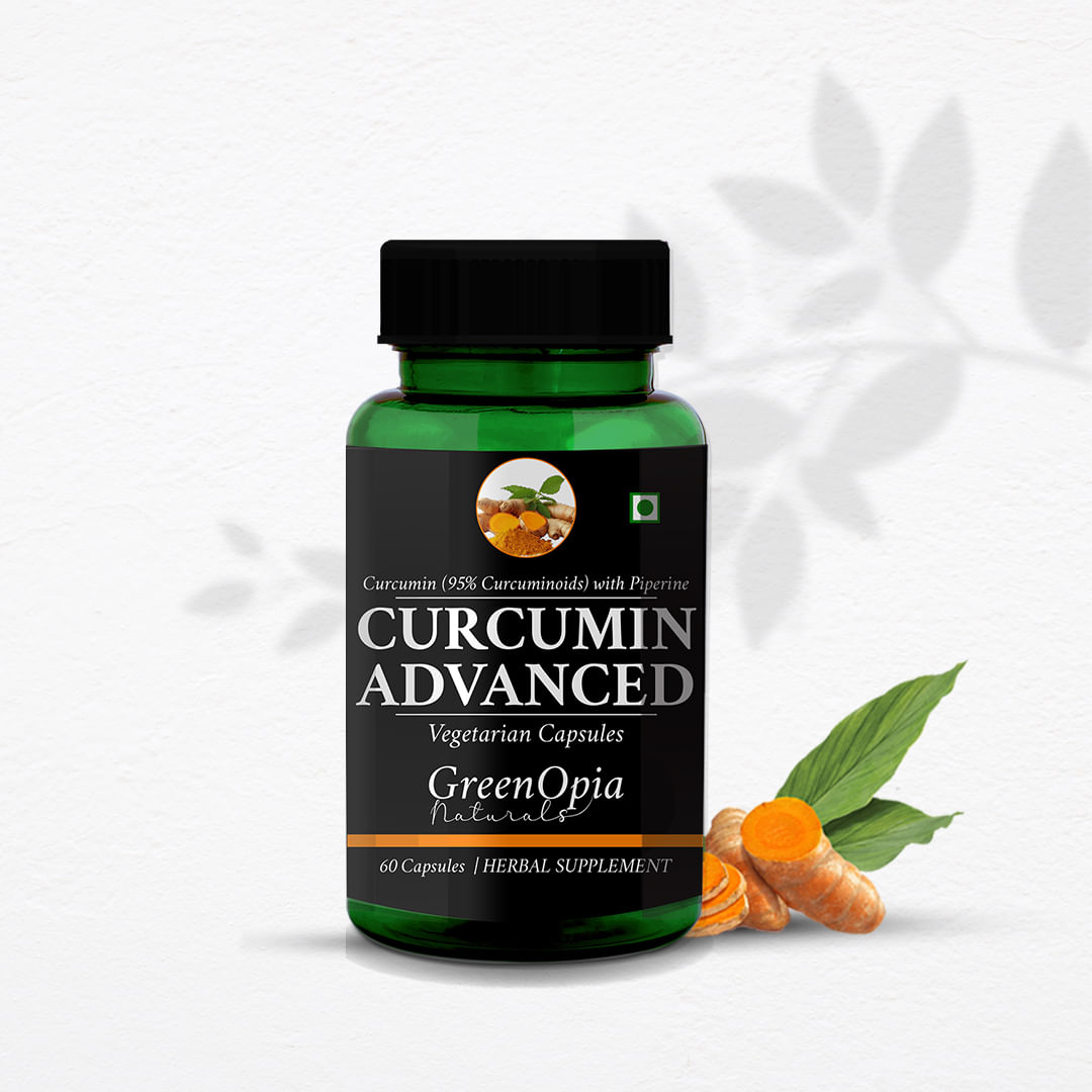 

GreenOpia Curcumin Advanced Curcumin C3 Complex with Piperine Extract 60 Vegetarian Capsules