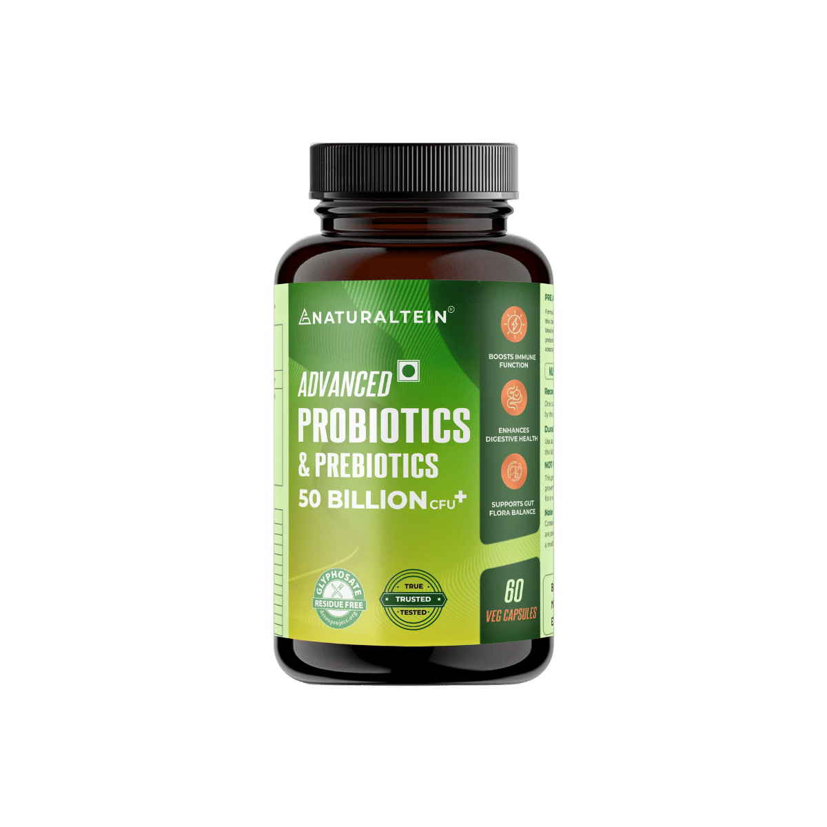 

Naturaltein Advanced Probiotics and Prebiotics (1 unit: 60 capsules)